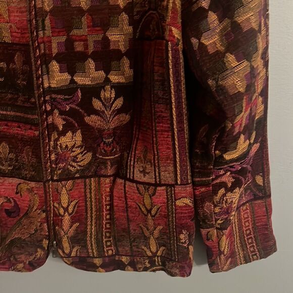 Coldwater Creek Multicolor Patterned Blazer - Picture 6 of 11